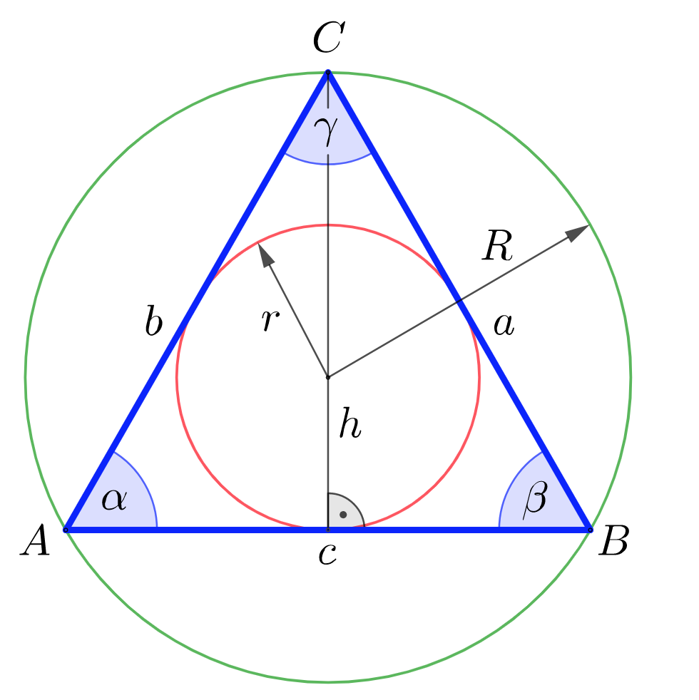 Gleichseitiges Dreieck Skizze