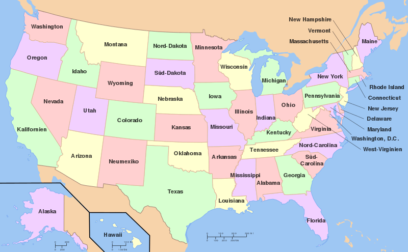 USA Bundesstaaten