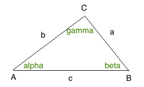 Allgemeines Dreieck Beispiel