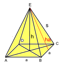 Pyramide mit quadratischer Grundfläche