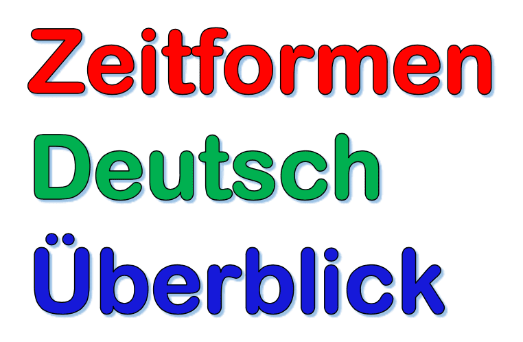 Alle Zeitformen Überblick | Tests