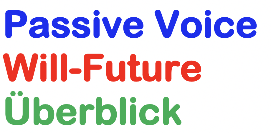 Passive Voice Will-Future