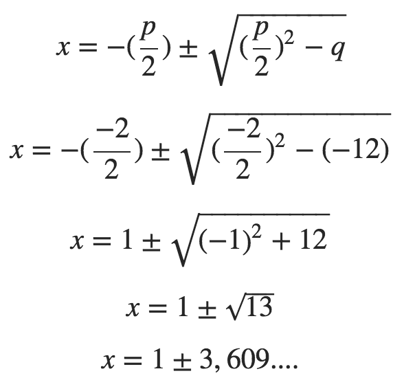 pq-Formel Kurvendiskussion