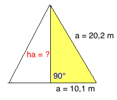 Gleichseitiges Dreieck Pythagoras