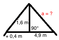 Pythagoras gleichschenkliges Dreieck Übung 4