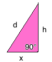 Pythagoras Trapez Seite c und Diagonalen 1b