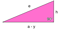 Pythagoras Trapez Seite c und Diagonalen 1c