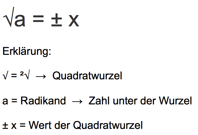 Quadratwurzelgleichung