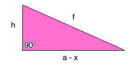 Pythagoras Trapez Teildreieck Diagonale f