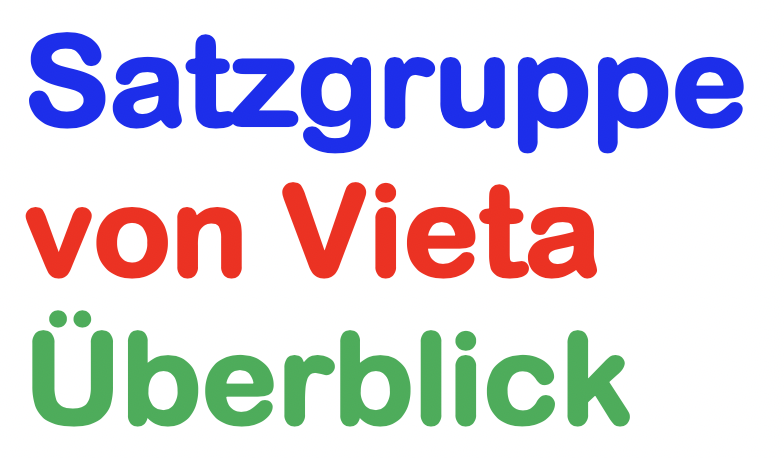 Satzgruppe von Vieta