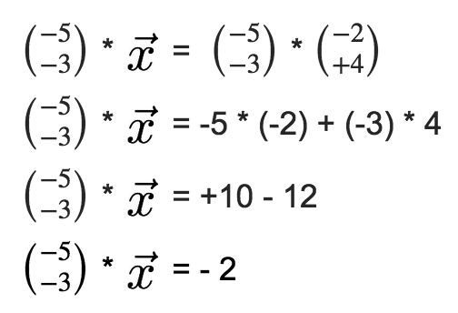 Normalvektorform der Geradengleichung Beispiel 3