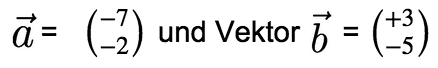 Vektor-Winkel-Formel Winkel zwischen zwei Vektoren 3