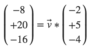 Parallelitätskriterium im Raum Formel