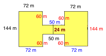 Zusammengesetzte Fläche Umfang 4 Lösung 2