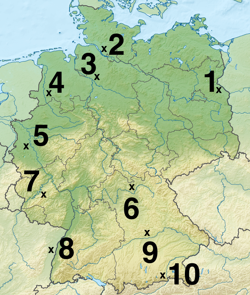 Deutschland Flüsse