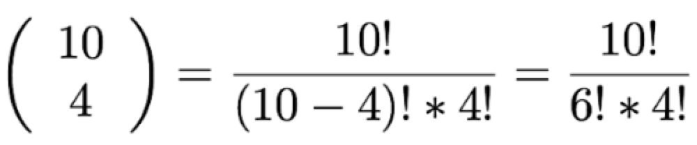 Binomialkoeffizient Berechnung 1
