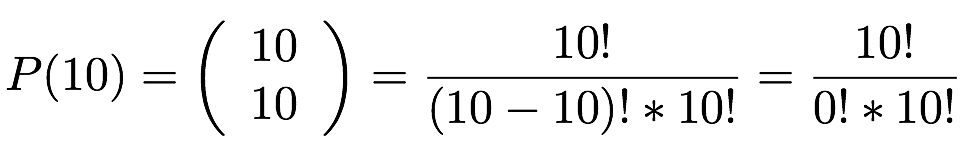 Berechnung des Binomialkoeffizienten