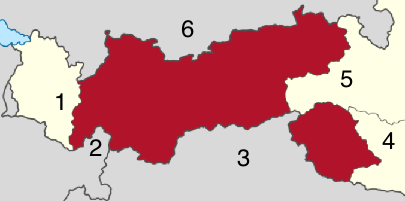 Tiroler Grenze Karte