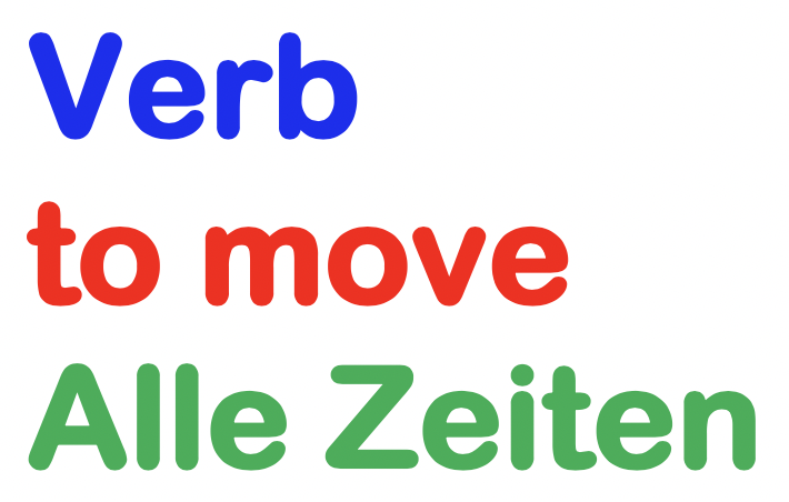 verb to move