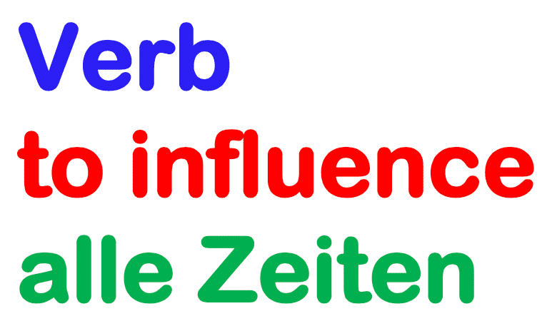 verb to influence