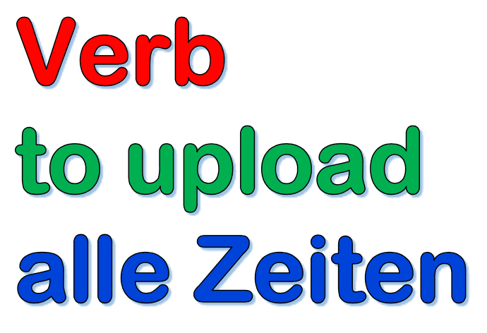 Verb to upload