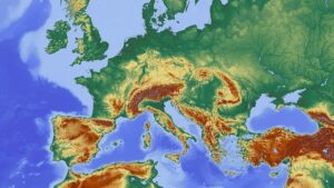 Der Ural und andere Grenzen Europas 