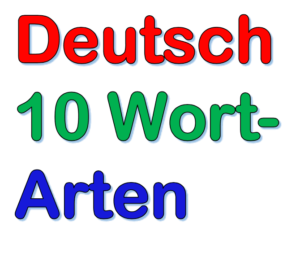 Deutsch 10 Wortarten zuordnen | Übung 1