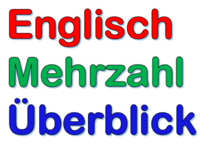Englisch Mehrzahlbildung | Lernzielkontrolle