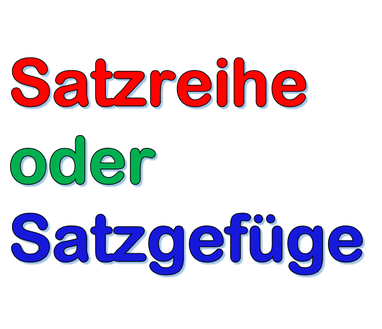 Satzreihe oder Satzgefüge Bindewörter | Lösungen