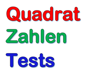 Quadratzahlen berechnen | Tests 2