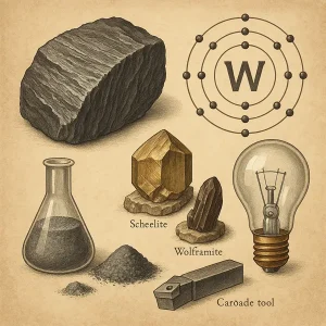 Das Element Wolfram mit der Ordnungszahl 74 | Steckbrief